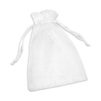 Organzasäckchen Organzabeutel weiß 9 x 12 cm Schmuckbeutel Organzasäckchen Organzabeutel weiß 9 x 12 cm Schmuckbeutel