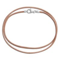 Lederband natur 38 cm mit 925 Silber Verschluss Lederkette Lederband natur 38 cm mit 925 Silber Verschluss Lederkette