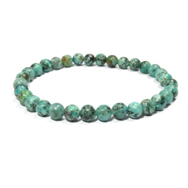 Kugel Armband Chrysokoll hell 6 mm 19,5 cm