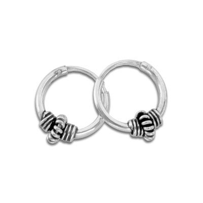 Creolen Gothic 10 mm 925 Silber Gothic Schmuck