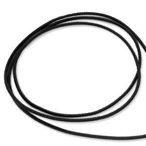 Lederband schwarz 100 cm