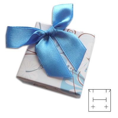 Schmuckschachtel Flower Blume blau