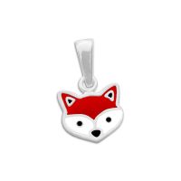 Anhänger Fuchs lackiert 925 Silber Kinder Schmuck Anhänger Fuchs lackiert 925 Silber Kinder Schmuck