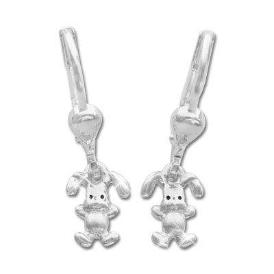 Ohrringe mit Hasen 925 Silber