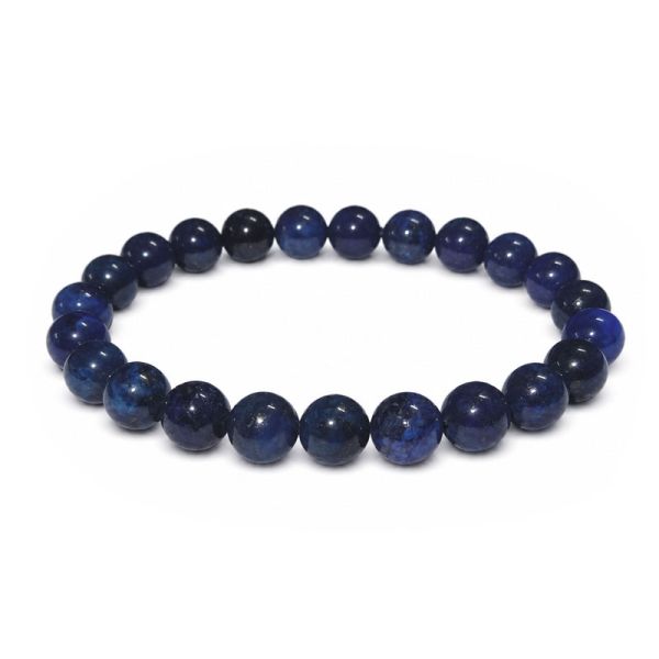 Kugelarmband Lapislazuli dunkel 8 mm 21 cm