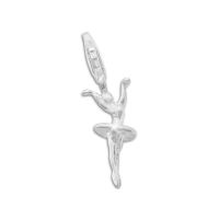Charm Anhänger Ballerina Tänzerin 925 Silber Charm Anhänger Ballerina Tänzerin 925 Silber