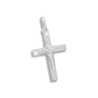 Jesus Kreuz Anhänger 925 Silber