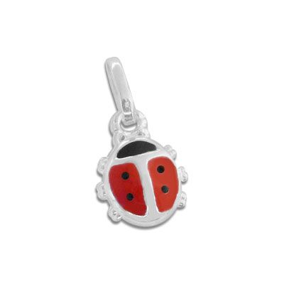 Marienkäfer Anhänger Kinderschmuck 925 Silber
