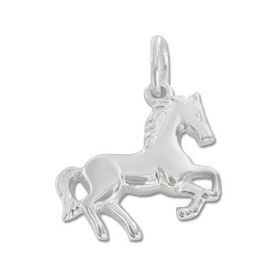 Silber Anhänger Pferd 925 Silber Schmuck für Kinder und Damen