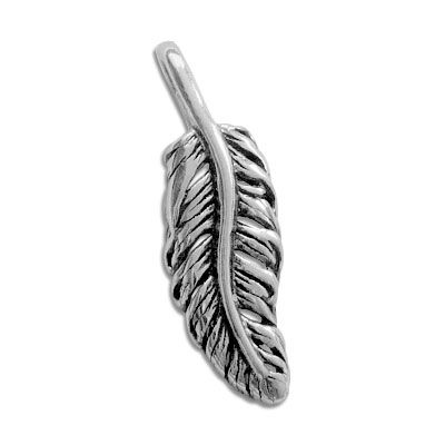 Anhänger Feder 925 Silber Silberanhänger