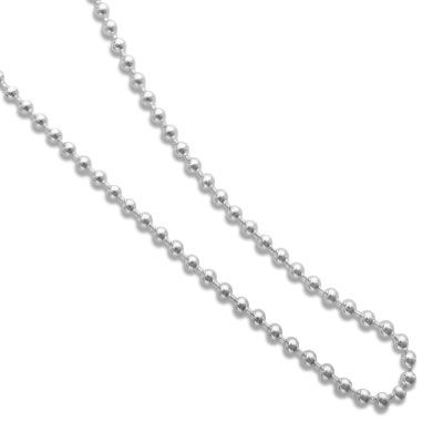 Kugelkette 925 Silber 1,2 mm 45 cm