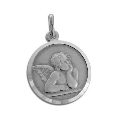 Engel Anhänger Medaille 925 Silber