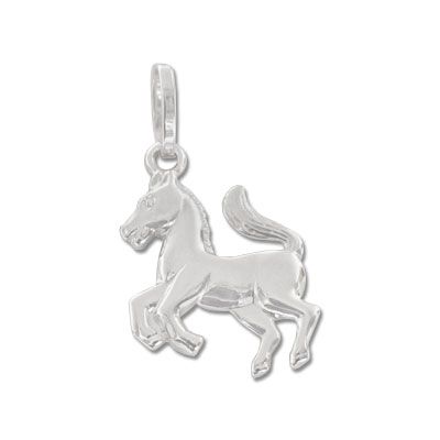 Pferde Anhänger 925 Silber Silberanhänger Silberschmuck Kinderschmuck