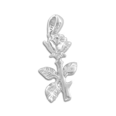 Rosen Anhänger 925 Silber