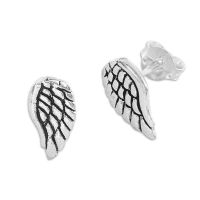 Engelsflügel Ohrstecker Ohrringe geschwärzt 925 Silber Engelsflügel Ohrstecker Ohrringe geschwärzt 925 Silber