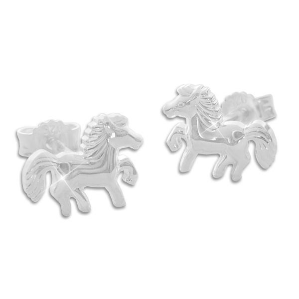 Pferde Ohrringe Schmuck Ohrstecker 925 Silber