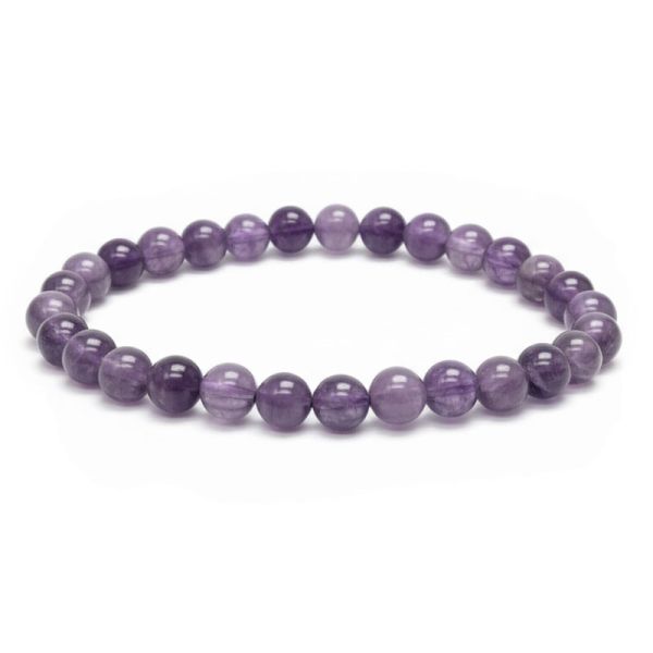 Amethyst Kugel Armband 6 mm 20 cm lila