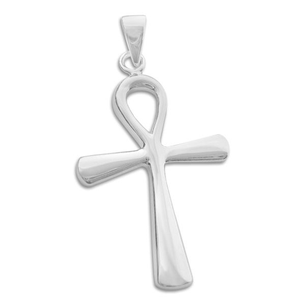 Ankh Kreuz Anhänger 32 x 28 mm 925 Silber spirituelles Schmuckstück