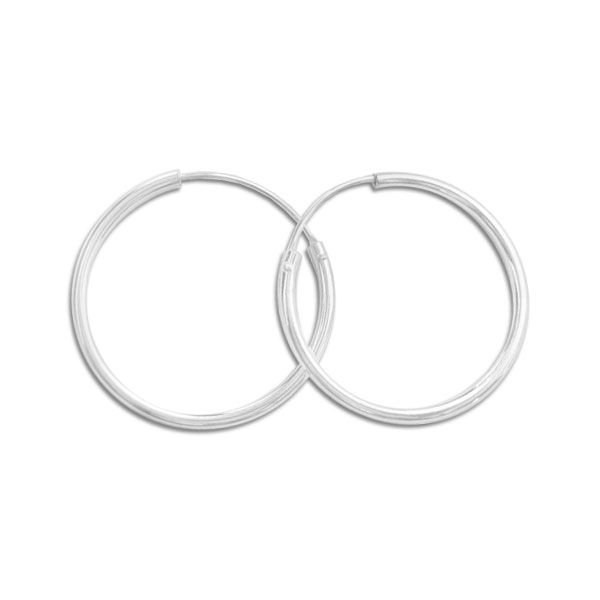 Creolen 925 Silber 25 mm