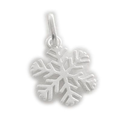 Anhänger Schneeflocke 925 Silber