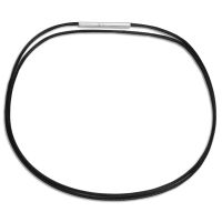 Textilband schwarz 42 cm mit Edelstahl Bajonett-Verschluss Textilband schwarz 42 cm mit Edelstahl Bajonett-Verschluss