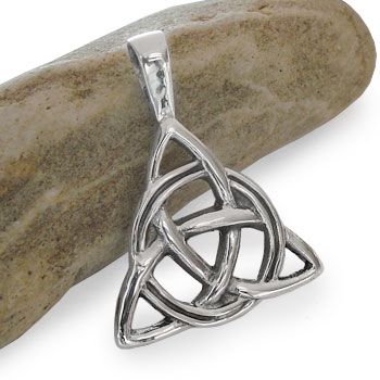 Triquetra Knoten Anhänger 925 Silber