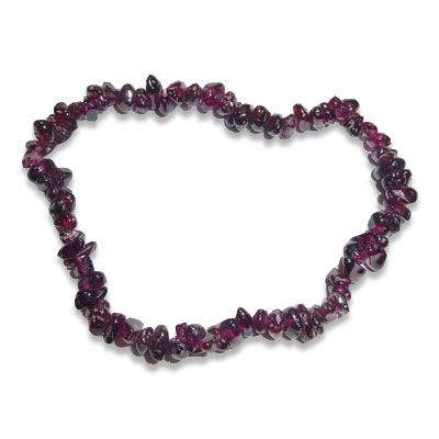 Granat Edelstein Splitterarmband