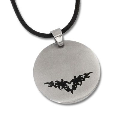 Männerkette Tribal mit Edelstahlanhänger