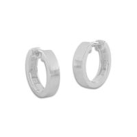 Creolen mattiert 11 x 3,5 mm 925 Silber für Damen Herren und Kinder Creolen mattiert 11 x 3,5 mm 925 Silber für Damen Herren und Kinder