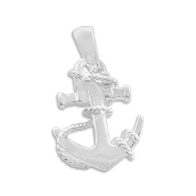 Silberanhänger Anker 925 Silber Anhänger für Damen