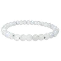 Regenbogen Mondstein Kugel Armband 6 mm 19 cm weißer Labradorit Regenbogen Mondstein Kugel Armband 6 mm 19 cm weißer Labradorit