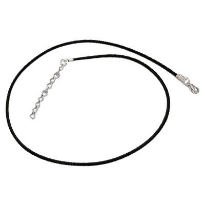 Kautschuk Kette 2 mm schwarz 60 cm