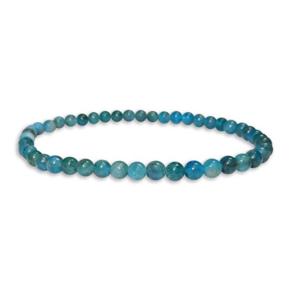 Kleines Kugel-Armband Apatit blau 4 mm 19,5 cm Edelsteinarmband kaufen