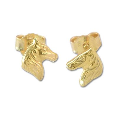 Ohrstecker 333 Gold Ohrringe Stern matt-diamantiert 