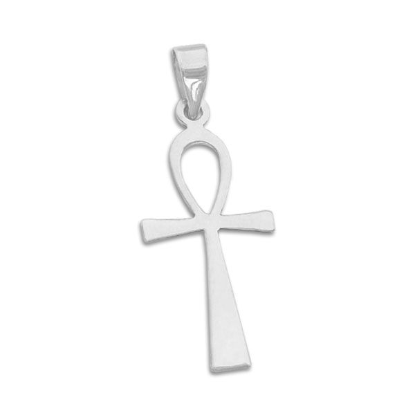Ankh Anhänger 30 mm Kreuz 925 Silber Henkelkreuz für Damen und Herren