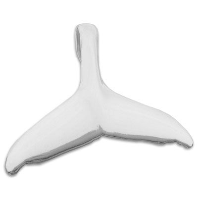 Anhänger Walflosse 25 x 31 mm 925 Silber Silberanhänger Damen & Herren