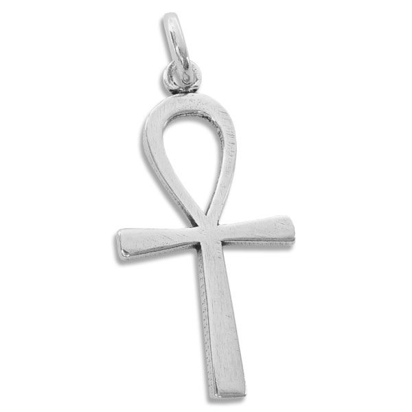 Kreuz Anhänger Ankh 34 mm 925 Silber