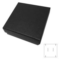 Schwarze Geschenkschachtel für Ketten mit Anhänger und Ohrringe Schwarze Geschenkschachtel für Ketten mit Anhänger und Ohrringe