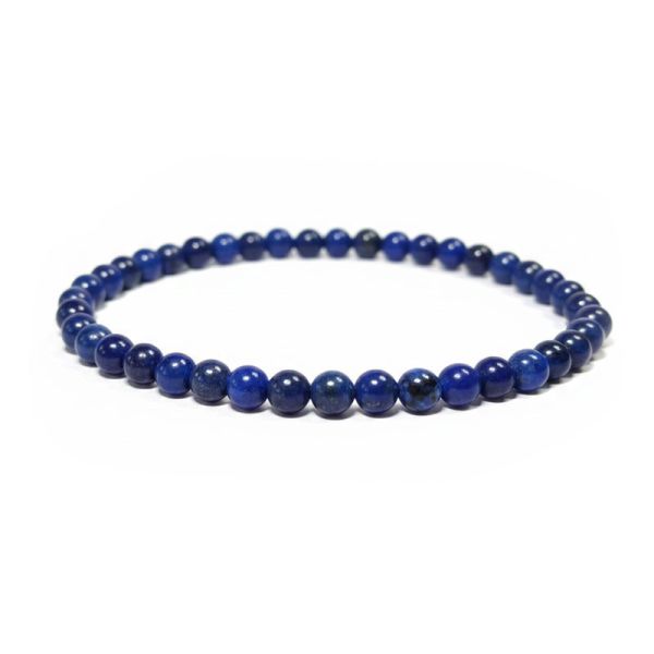Kleines Kugel-Armband Lapislazuli 4 mm 19,5 cm