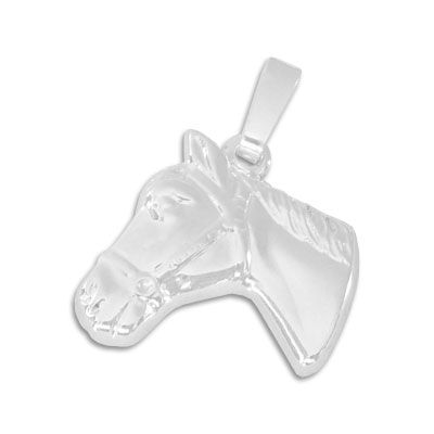 Pferdekopf Anhänger 925 Silber