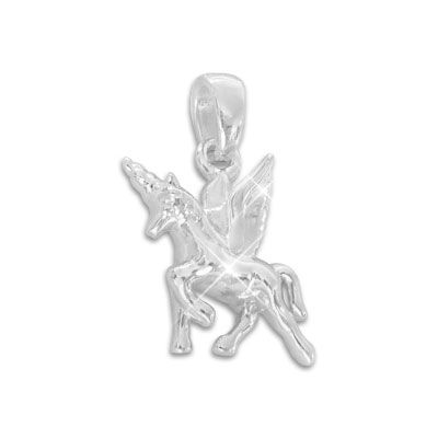 Anhänger Einhorn mit Flügeln 925 Silber