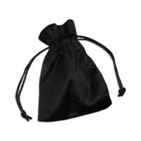 Schmuckbeutel klein Samt schwarz 9 x 12 cm Schmuckbeutel klein Samt schwarz 9 x 12 cm