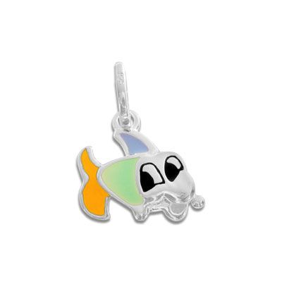 Sternzeichen Anhänger Fische für Kinder 925 Silber Kindersternzeichen