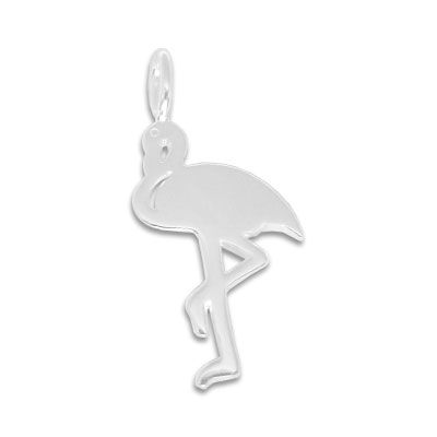 Flamingo Anhänger 925 Silber
