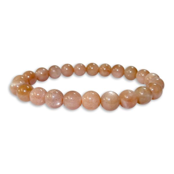 Kugelarmband Sonnenstein 8 mm 19,5 cm Edelstein Armband