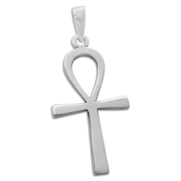 Kreuz Anhänger Ankh 35 mm 925 Silber Silberanhänger