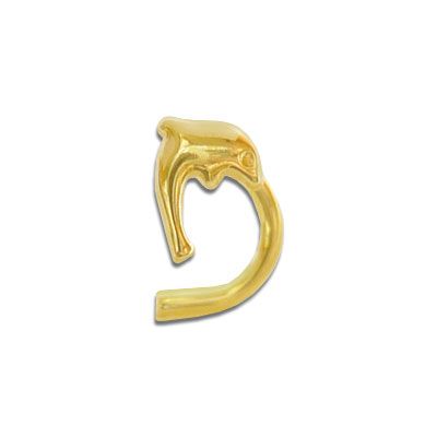 Nasenstecker mit Delphin 333 Gold Goldschmuck für Nase