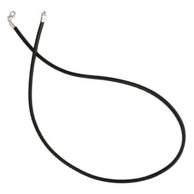 Kautschukkette 4 mm schwarz 70 cm