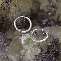 Creolen 925 Silber 12 mm Mini Kreolen für Damen Kinder und Herren Creolen 925 Silber 12 mm Mini Kreolen für Damen Kinder und Herren