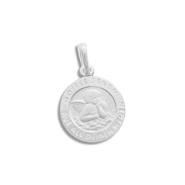 Kleiner Engel Tauf Anhänger 925 Silber Silberanhänger Schutzengel